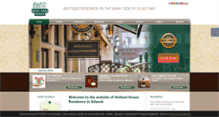 Desktop Screenshot of hotelhollandhouse.com